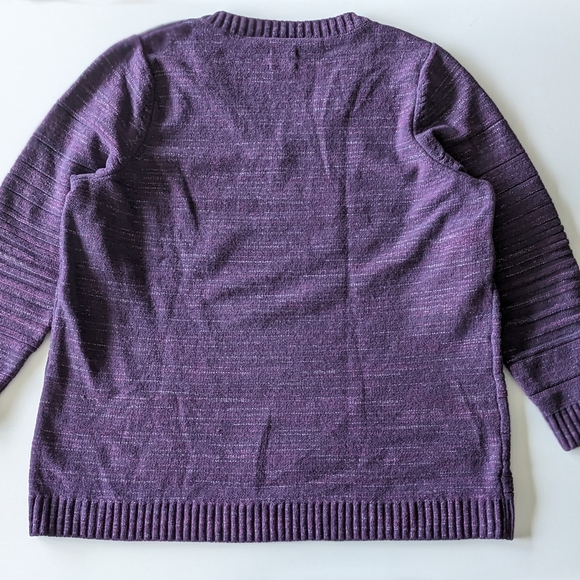 DC Jeans purple v neck sweater Size 1X Penningtons - Picture 4 of 9